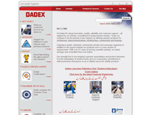 Tablet Screenshot of dadex.com.pk